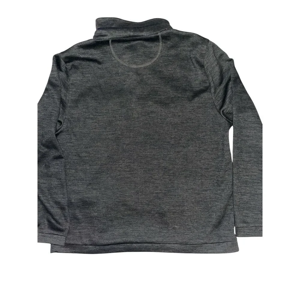 Carbon 2 Cobalt Men's L‎  Black 3 Button Pullover Active Wear Top
